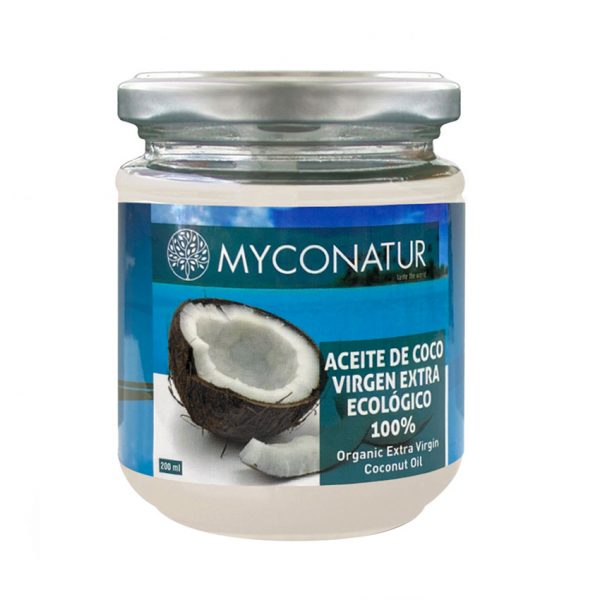Aceite de coco Virgen Extra 200 Bio Ecológico Myconatur