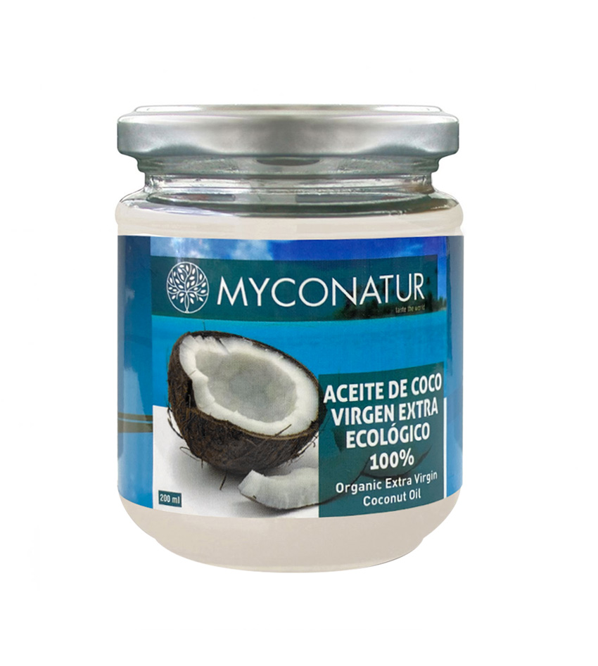 Aceite de coco Virgen Extra 200 Bio Ecológico Myconatur