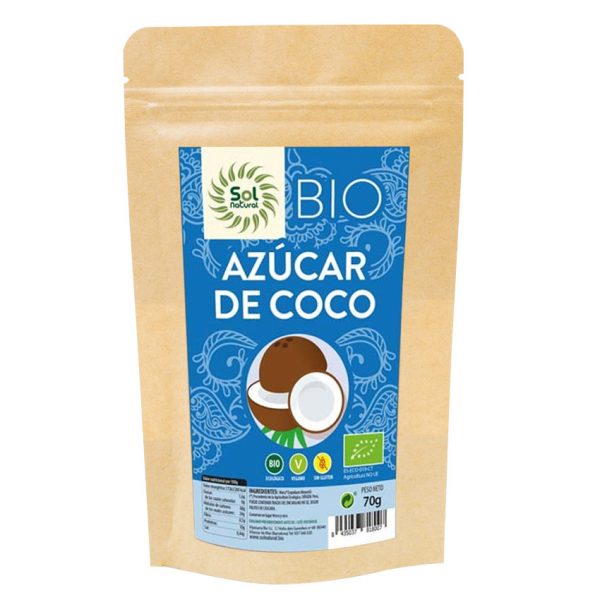Azúcar de coco Bio Vegano 70g Sol Natural