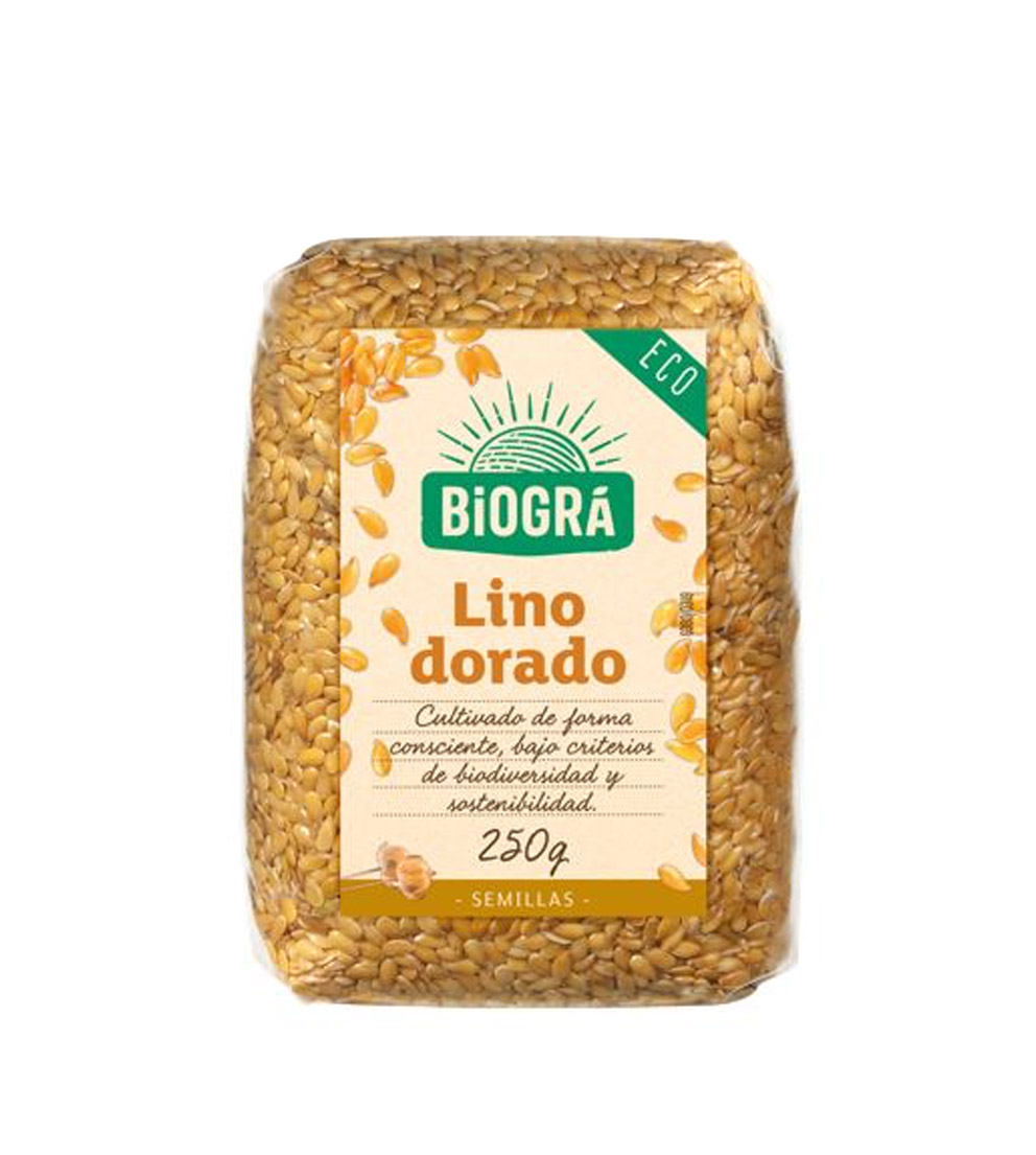 Lino dorado 250g Biográ