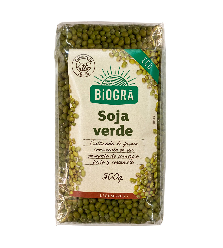 Soja Verde Comercio Justo 500g Biográ