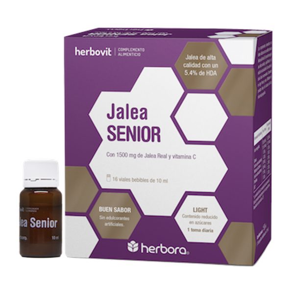 2x1 Jalea Senior 16+16 Ampollas Bebibles x 10 ml Herbora Herbovit