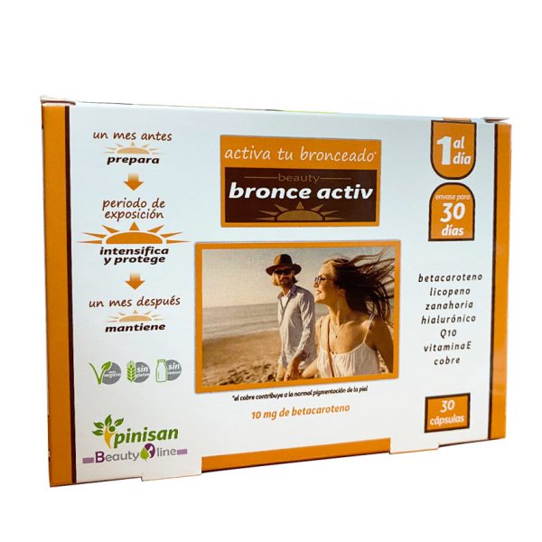Bronce Activ Betacaroteno 10mg Beauty Line de Pinisan