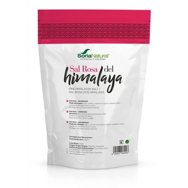Sal rosa del Himalaya natural sin refinar