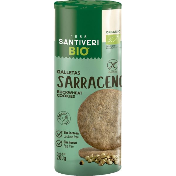 Galletas de trigo sarraceno eco 200g SANTIVERI