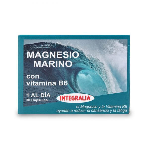 Magnesio marino con vitamina B6 Integralia 30 cápsulas