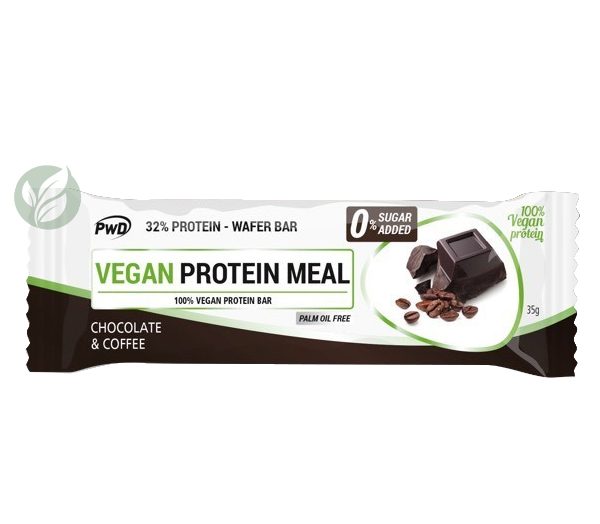 Vegan Protein Bar Chocolate con Café - PWD - TRESDIET