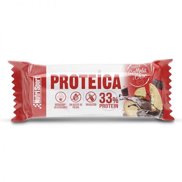 Barrita Proteica Galleta Chocolate Nutrisport
