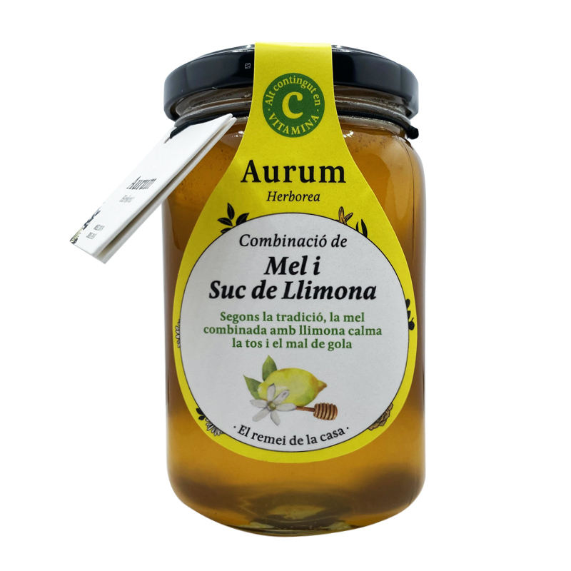 Miel con limón 500g Aurum Herborea