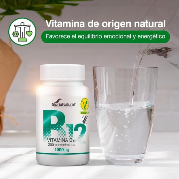 Soria Natural Vitamina B12 250 mg 200 Comprimidos