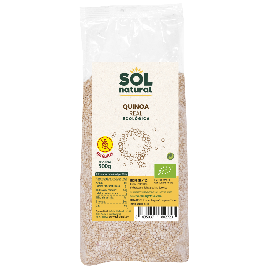 Quinoa Real 500gr Sol Natural