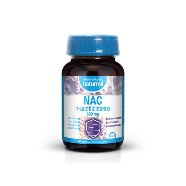 NAC N-acetilcisteina 600mg 60 comprimidos Naturmil