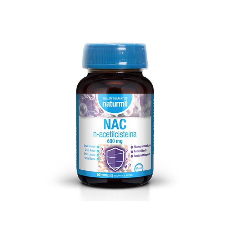 NAC N-acetilcisteina 600mg 60 comprimidos Naturmil NAC N-acetilcisteina 600mg 60 comprimidos Naturmil