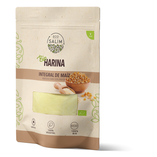 Harina de maiz integral 500gr Eco Int Salim